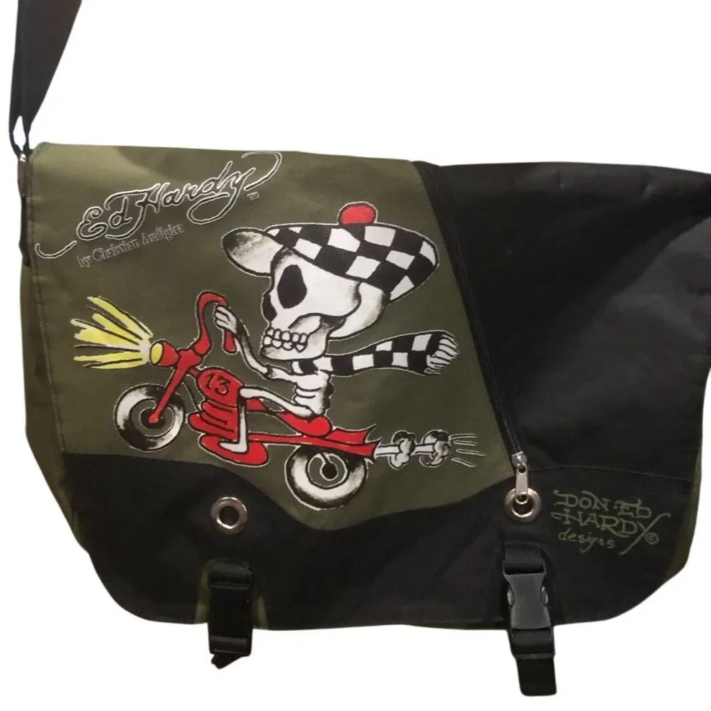 Ed Hardy original “Speedy Skeleton